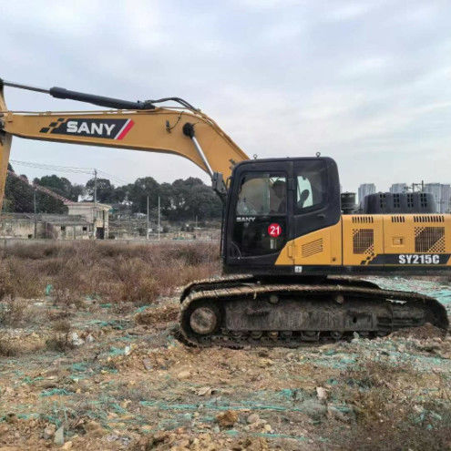 Gebruikte 2019 SANY SY215-10 graafmachine 21 ton capaciteit Volledige service Geschiedenis Constructie Mijnbouw