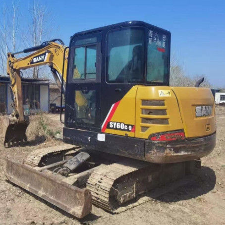 2020 SANY SY60C-9 6 ton graafmachine 3000 uur onderhouden CE ISO Voor landschapsontwerp