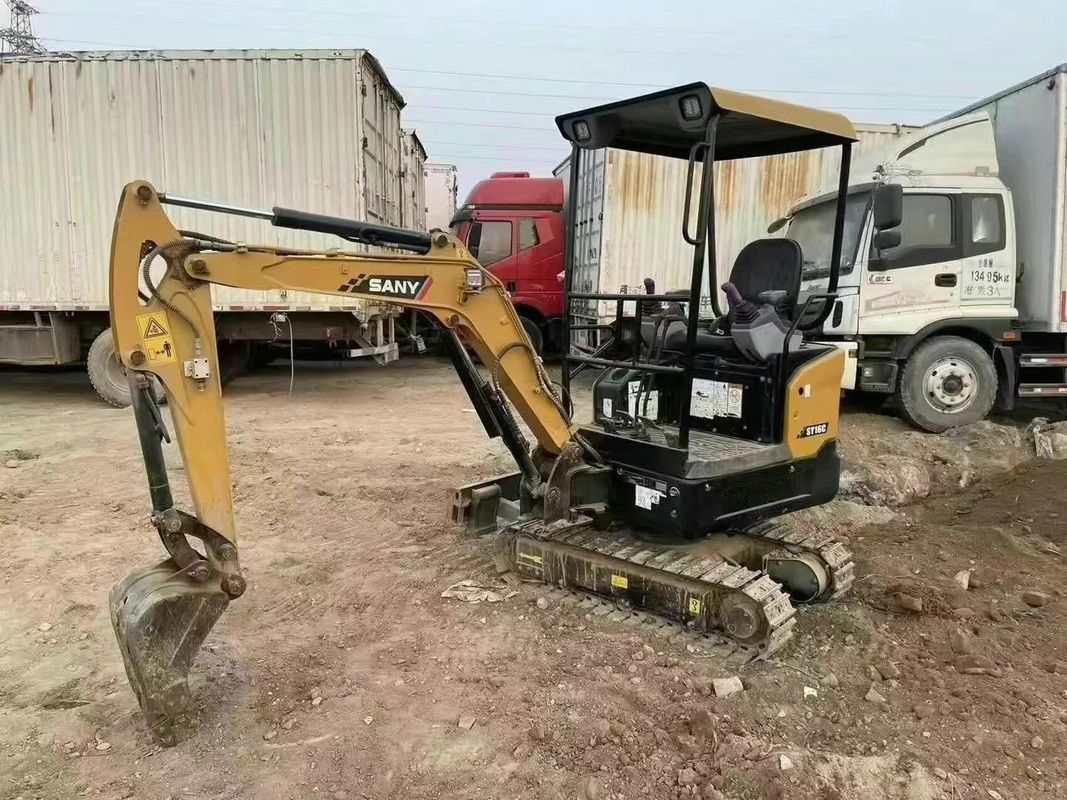 2021 SANY SY16C Compact Mini Excavator 1,6 Ton 3000 Uren CE ISO Landschapsbedrijf