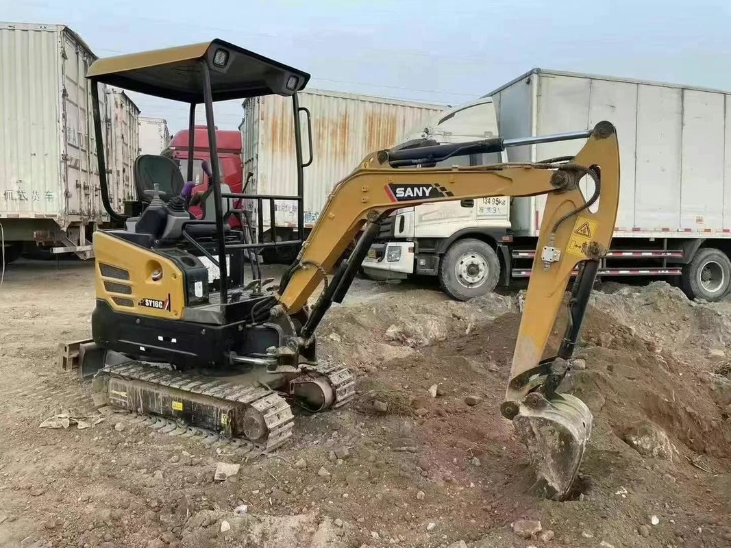 2021 SANY SY16C Compact Mini Excavator 1,6 Ton 3000 Uren CE ISO Landschapsbedrijf