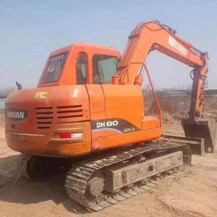 Gebruikte Doosan DH80 Minigraafmachine 8 Ton CE ISO voor Landschapsarchitectuur en Nutswerkzaamheden