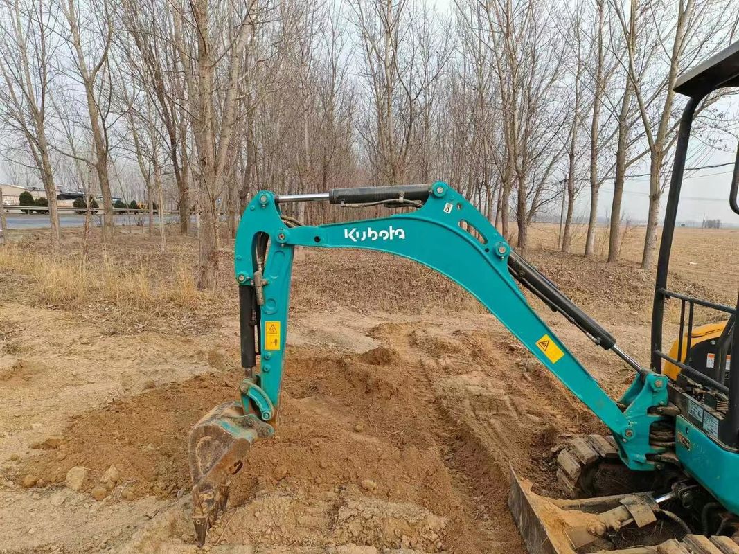 Gebruikte Kubota U17 mini graafmachine 1,7 ton Goed onderhouden CE ISO voor landschapsontwerp
