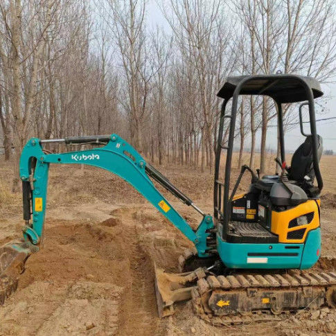 Gebruikte Kubota U17 mini graafmachine 1,7 ton Goed onderhouden CE ISO voor landschapsontwerp