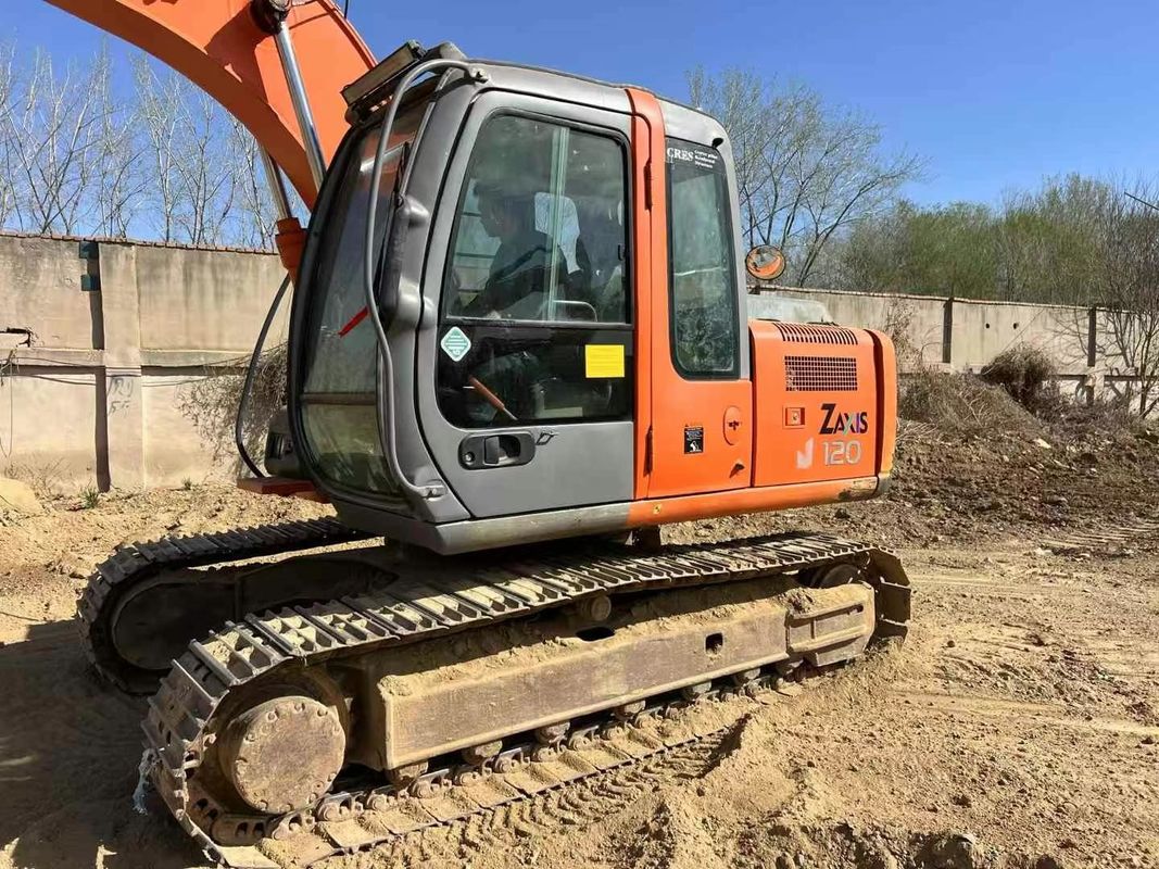 Gebruikte Hitachi ZAXIS 120 graafmachine 12 ton capaciteit Volledige service geschiedenis Constructie Mijnbouw