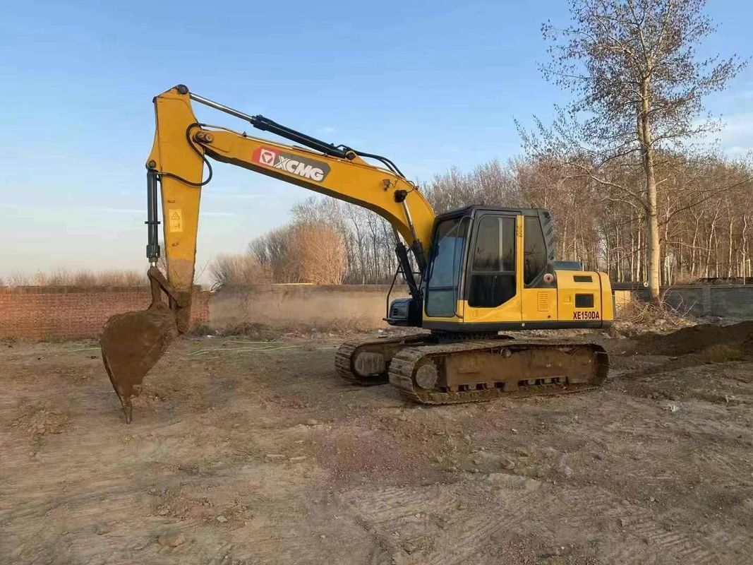 Gebruikte XCMG XE150DA graafmachine 15 ton zware machine voor de bouw Mijnbouw Aardbeweging