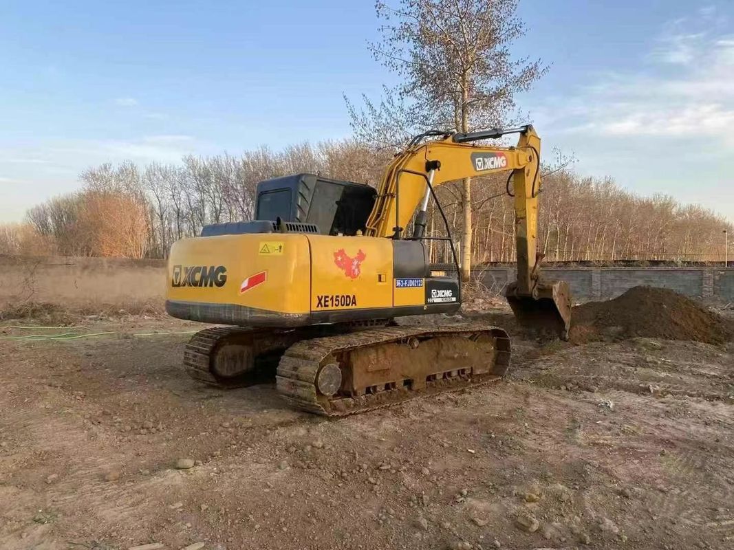 Gebruikte XCMG XE150DA graafmachine 15 ton zware machine voor de bouw Mijnbouw Aardbeweging