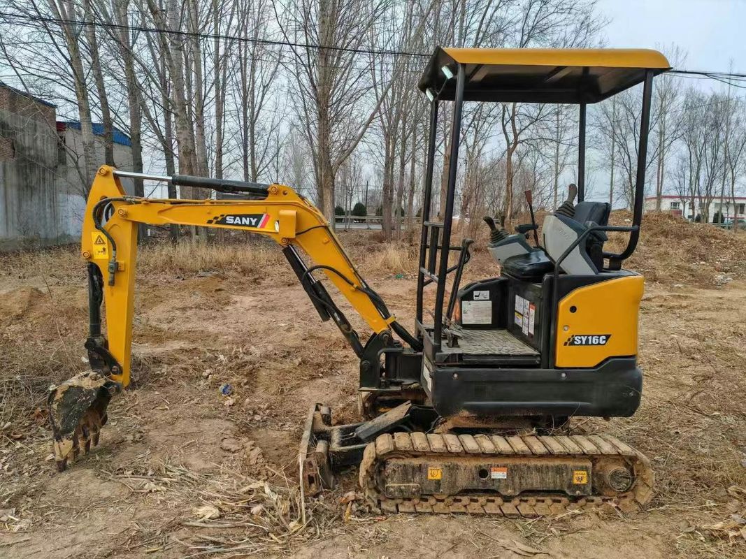 Gebruikte SANY SY16C 1.6T mini graafmachine Full Service Ideaal voor landschaps- en nutswerkzaamheden