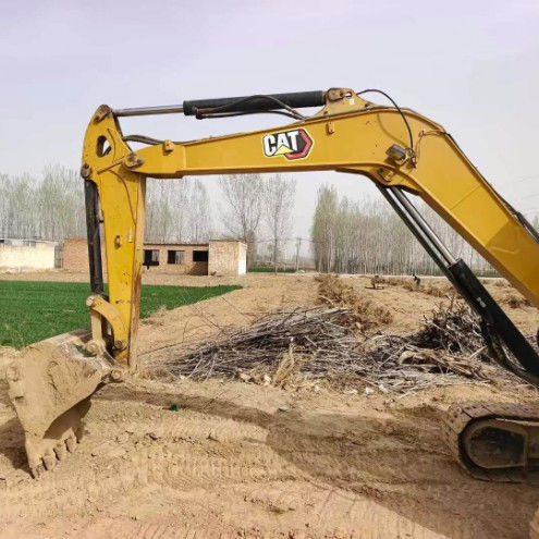 Gebruikte CAT 305.5E2 Mini Graafmachine 27.2kN Arm Graafkracht Compact Robuuste Hydraulische Eenheid