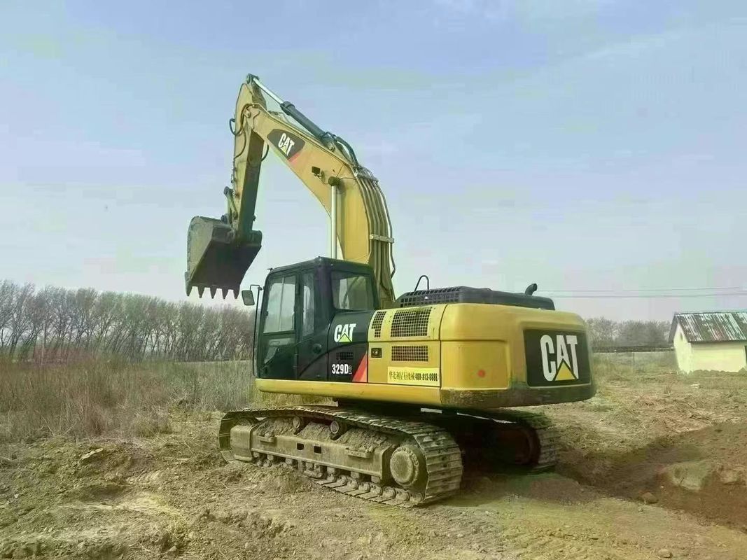 Gebruikte graafmachine CAT 329D2 te koop, in goede staat voor zware bouwwerkzaamheden