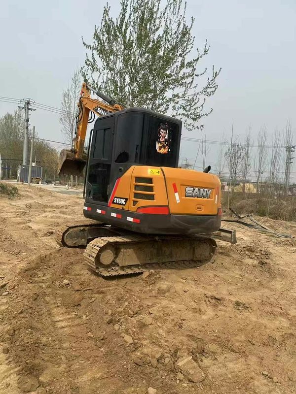 Gebruikte Sany 60C Graafmachine Weinig Uren Geweldige Waarde Goede Staat Klaar voor Export
