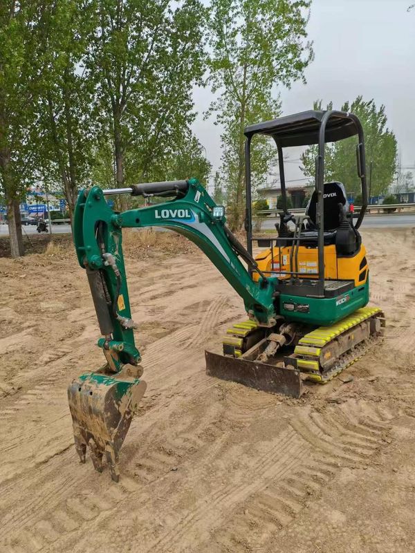 Gebruikte Lovol FR18E2-U mini graafmachine in goede staat voor bouwprojecten