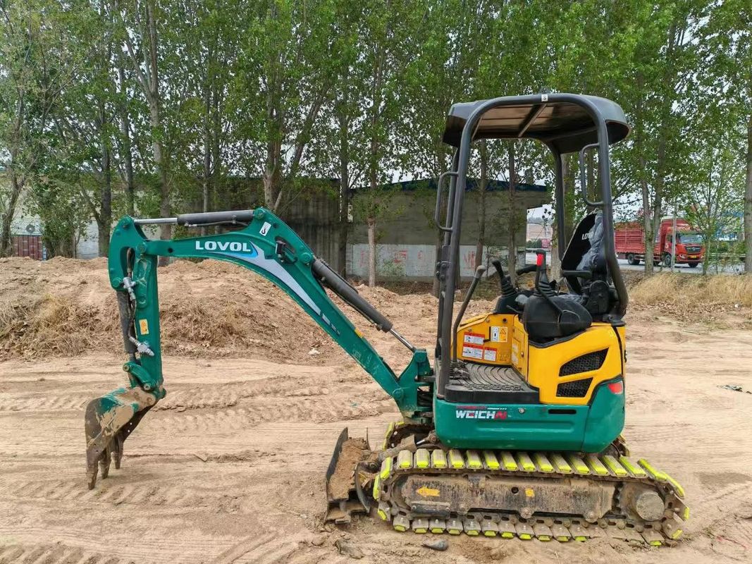 Gebruikte Lovol FR18E2-U mini graafmachine in goede staat voor bouwprojecten
