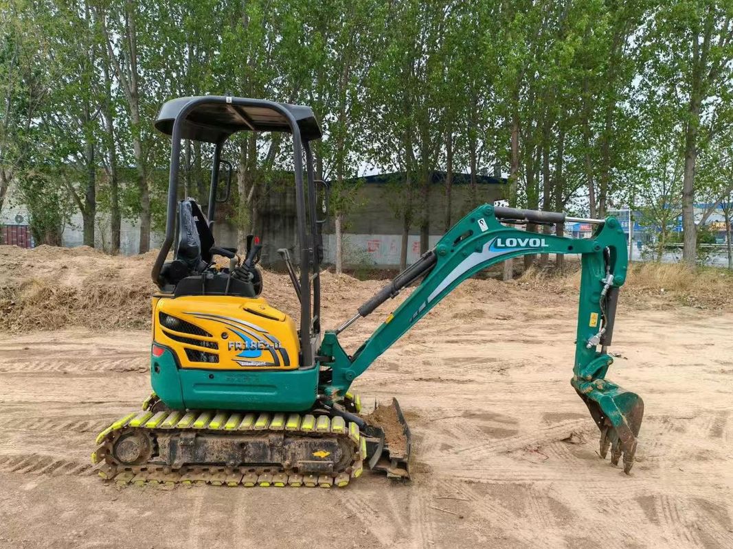 Gebruikte Lovol FR18E2-U mini graafmachine in goede staat voor bouwprojecten
