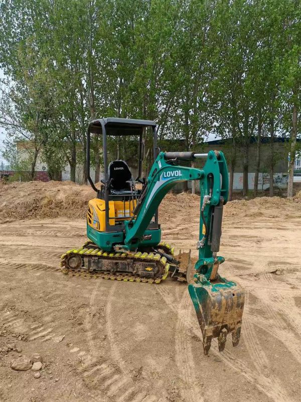 Gebruikte Lovol FR18E2-U mini graafmachine in goede staat voor bouwprojecten