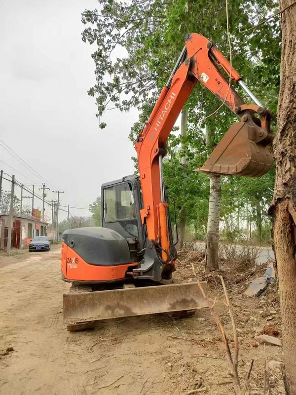 Gebruikte Hitachi ZX75-US Graafmachine 7,5 ton Mini Digger Constructie Machinery in goede staat
