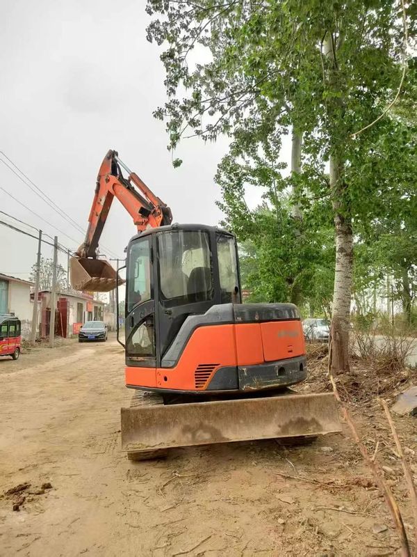 Gebruikte Hitachi ZX75-US Graafmachine 7,5 ton Mini Digger Constructie Machinery in goede staat