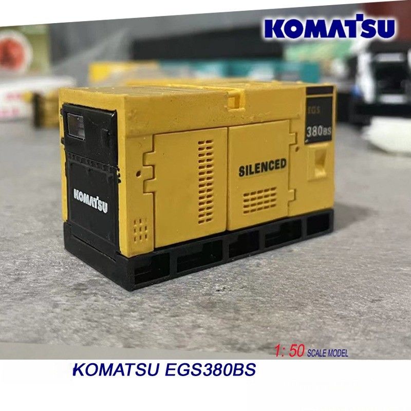 Komatsu EGS380BS 1/50 legering generator motor model Gietconstructie machine verzamelbare