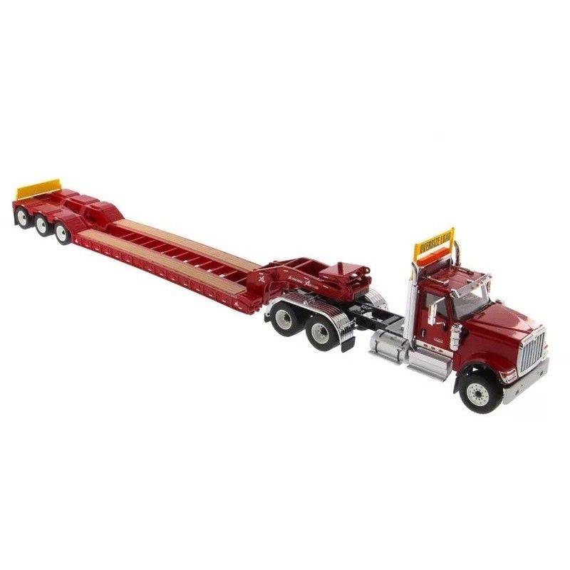 Diecast Masters International Flatbed Truck DM TRAILER Alloy Container Head Model 71016 schaal 1:50