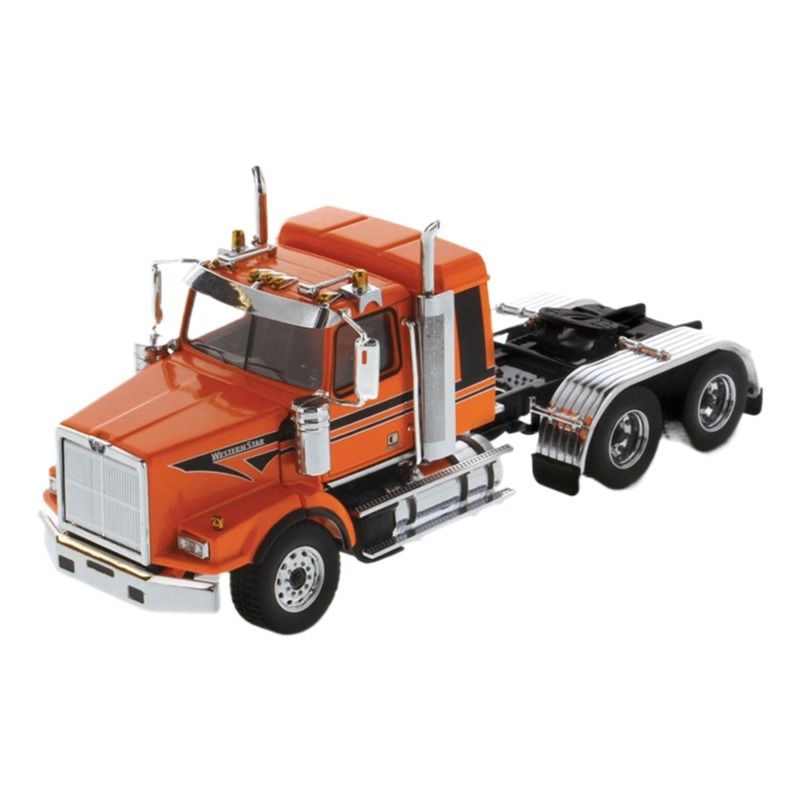 DM Western Star 4900 SB International 2-Assige Amerikaanse Platformwagen 1/50 Model 71063