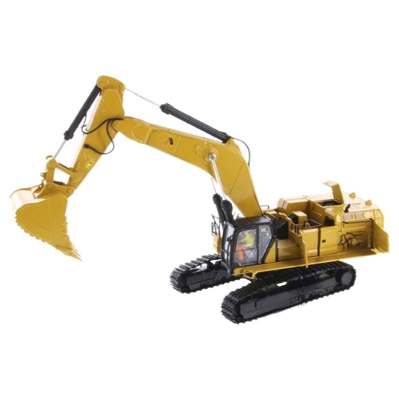 DM 1/50 Scale Heavy Duty Excavator Demolition Hammer Grapple Construction Model 85709
