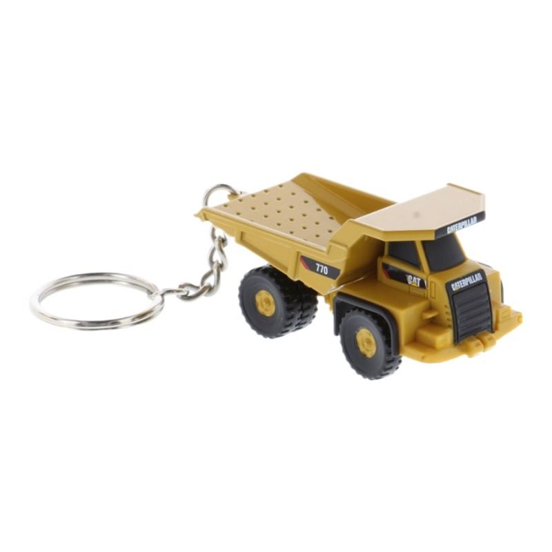 DM Zware Vrachtwagen Sleutelhanger Techniek Voertuig Legering Model 85985 Miniatuur Dumper Sleutelhanger