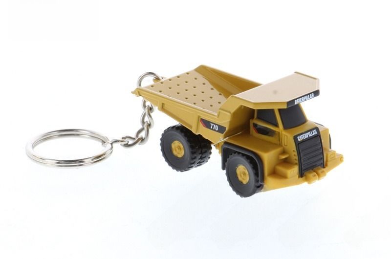 DM Zware Vrachtwagen Sleutelhanger Techniek Voertuig Legering Model 85985 Miniatuur Dumper Sleutelhanger