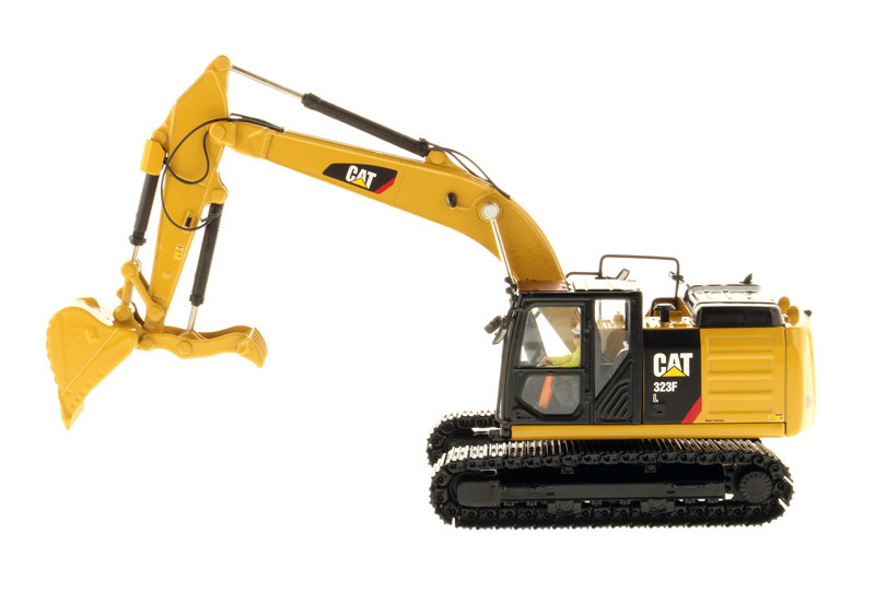 DM Engineering Voertuig 1:50 Schaal CAT 323F L Diecast Graafmachine Model 85924C Speelgoed Cadeau
