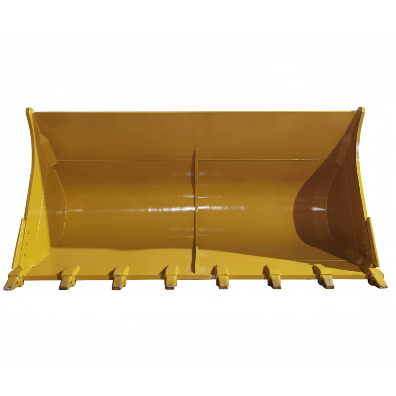 Op maat gemaakte 5,5 kubieke meter graafbak voor Cat 980 wiellader - zware Q355B rotsbak