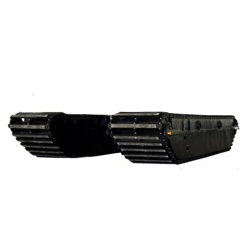 Aangepaste 10-45 Ton Amphibische Graafmachine Onderwagen Drijvende Ponton Rupschassis voor Moerasbaggerprojecten