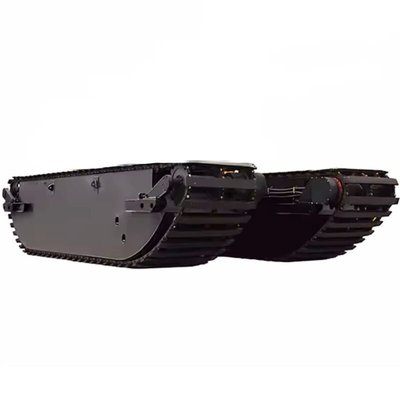 Op Maat Gemaakte Amfibische Graafmachine Ponton Drijver voor Rivier, Meer, Moeras, Baggermachine, Buggy Onderstel Leverancier