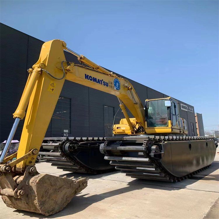 Aanpasbare graafmachine Pontoon Onderstel Watervlot Moerasvlot voor stabiele werking Gemakkelijk onderhoud Leverancier